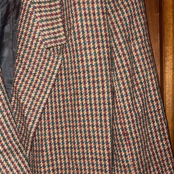 Vintage Giorgio Sant’Angelo 100% Wool Tweed Blazer - Size 8 - Picture 4 of 8